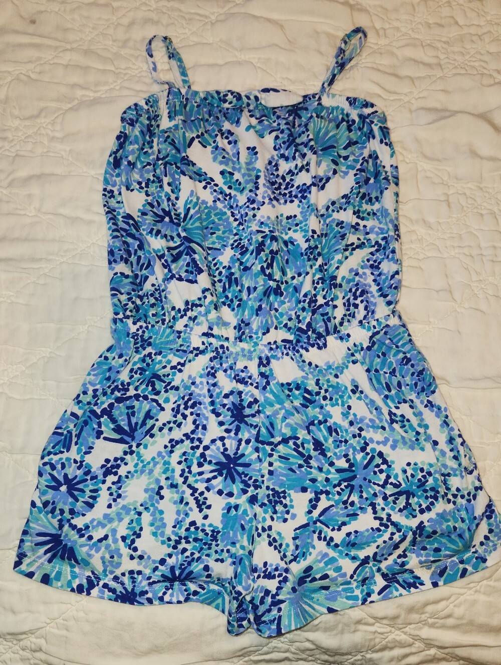 NWOT Lily Pulitzer Girls Romper. Size M 6-7